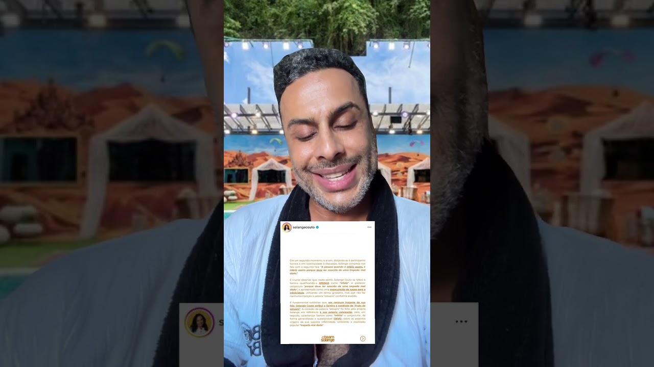 PLANTÃO AdalBaBB: O que acharam dessa nota oficial, publicada pelo jurídico da Solange, do #bbb26?