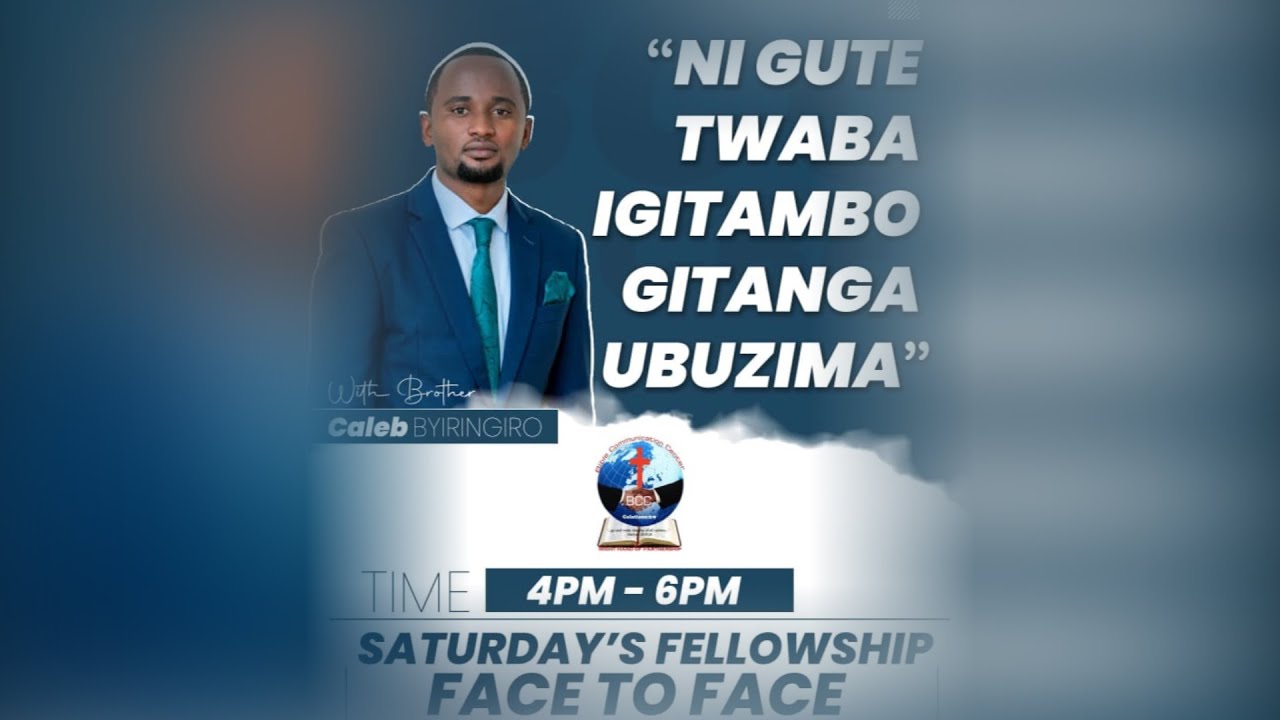 HOW CAN WE BE A LIFE-GIVING with Caleb Byiringiro