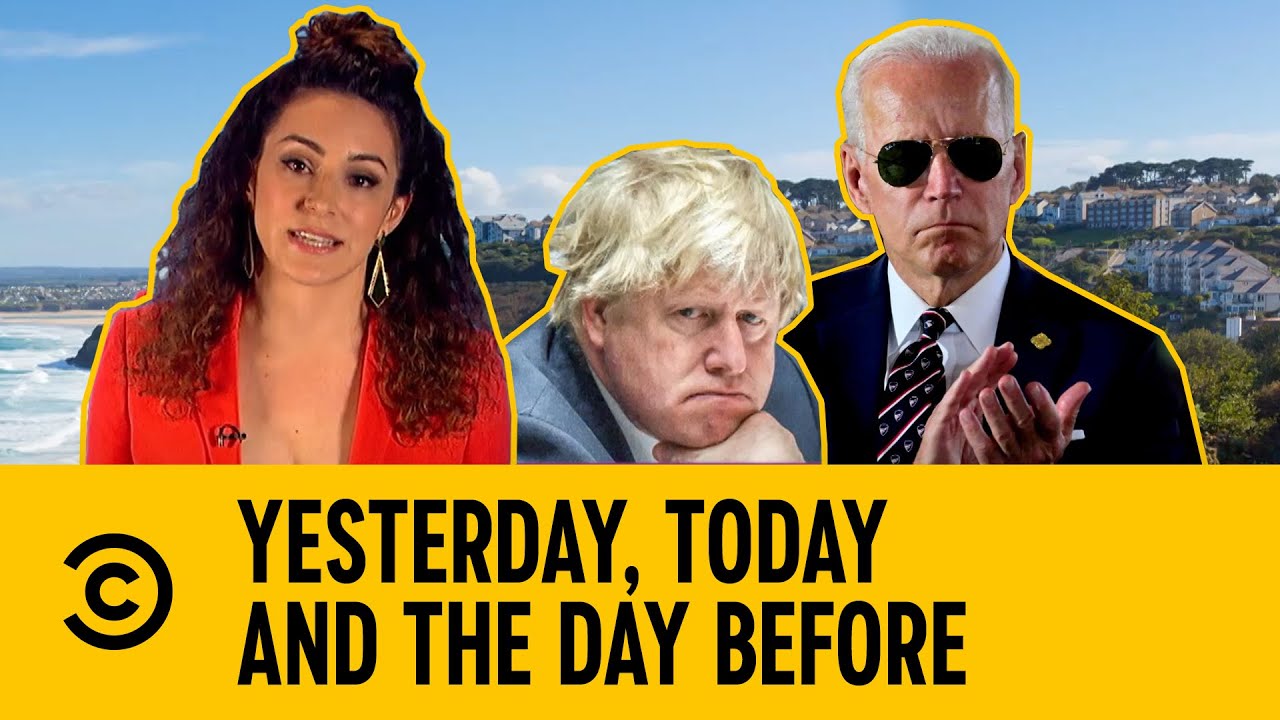 Janine Harouni Helps Boris Woo Joe Biden | Yesterday, Today And The Day Before | Comedy Central UK