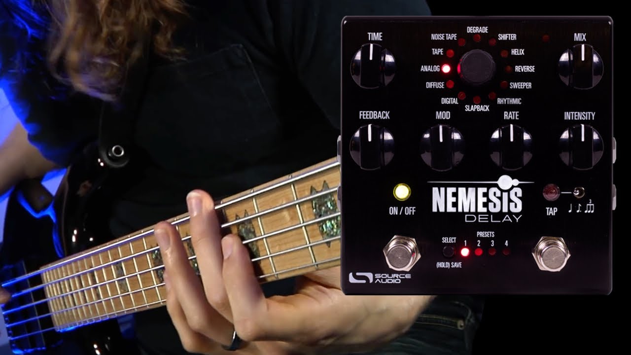 Source Audio Nemesis Delay (Bass Demo)