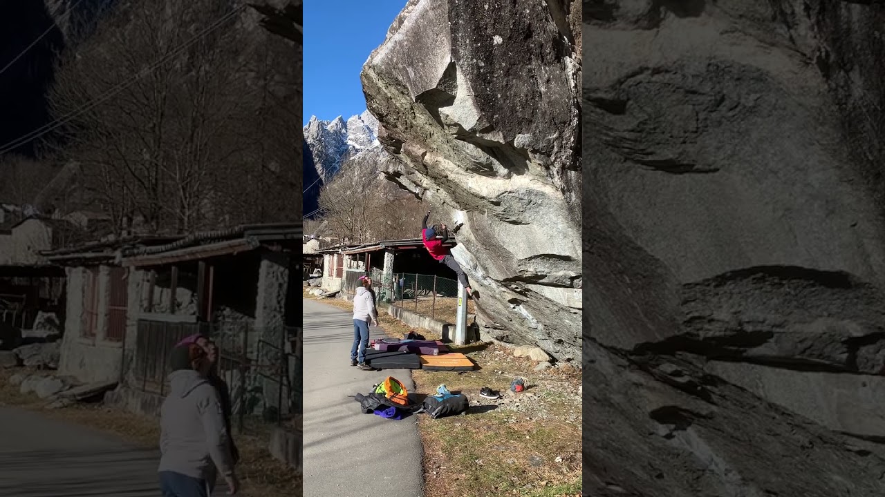 Lo strapiombo 7A+ (Visido, Val Masino)