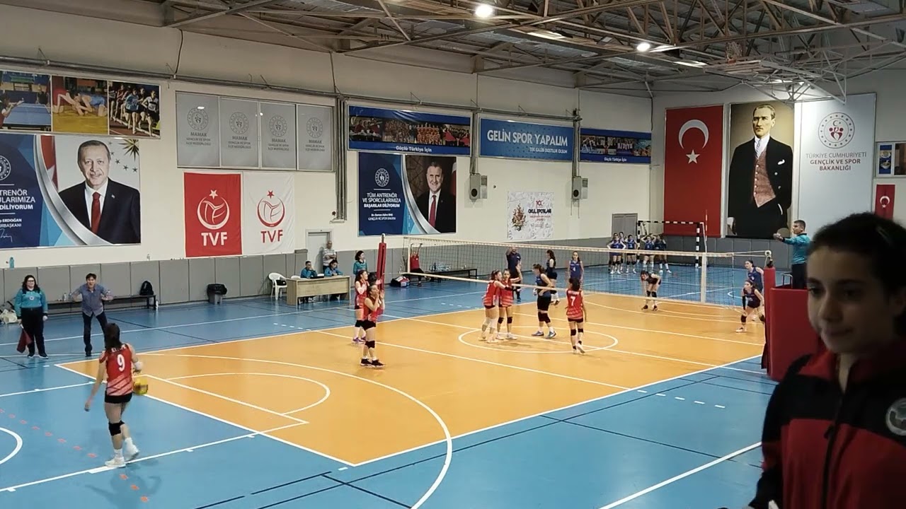 BEYTEPE ORTAOKULU   NESİBE AYDIN ORTAOKULU YILDIZ KIZ FİNAL MAÇI 1 SET