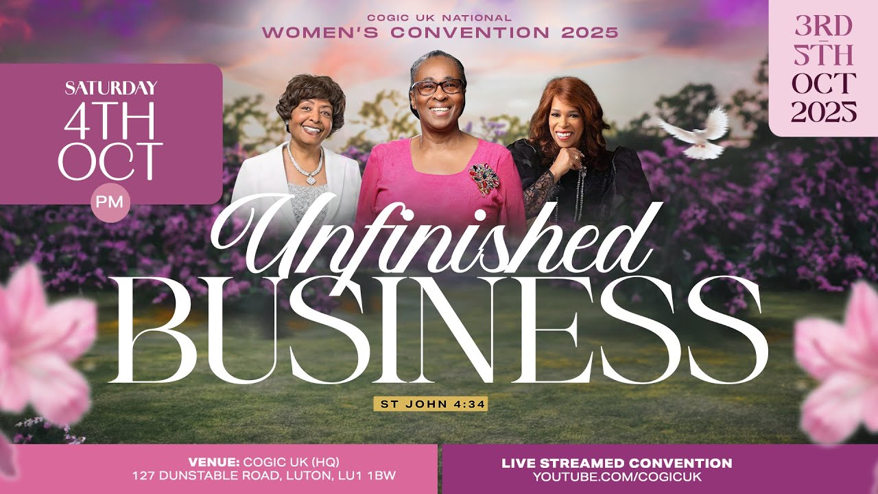 Saturday Worship Service - COGIC UK Women's Convention 2025
