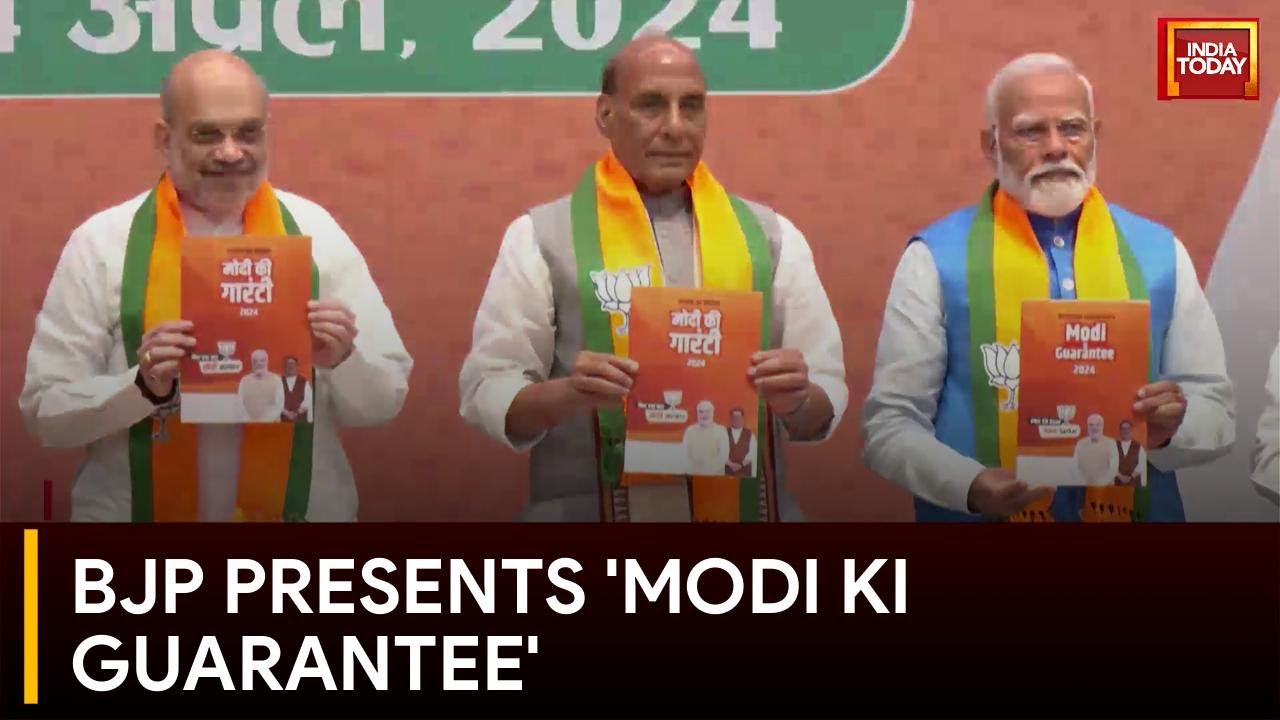 PM Modi's Manifesto Focuses on Empowerment, BJP's Aspirational Pledges | India Today