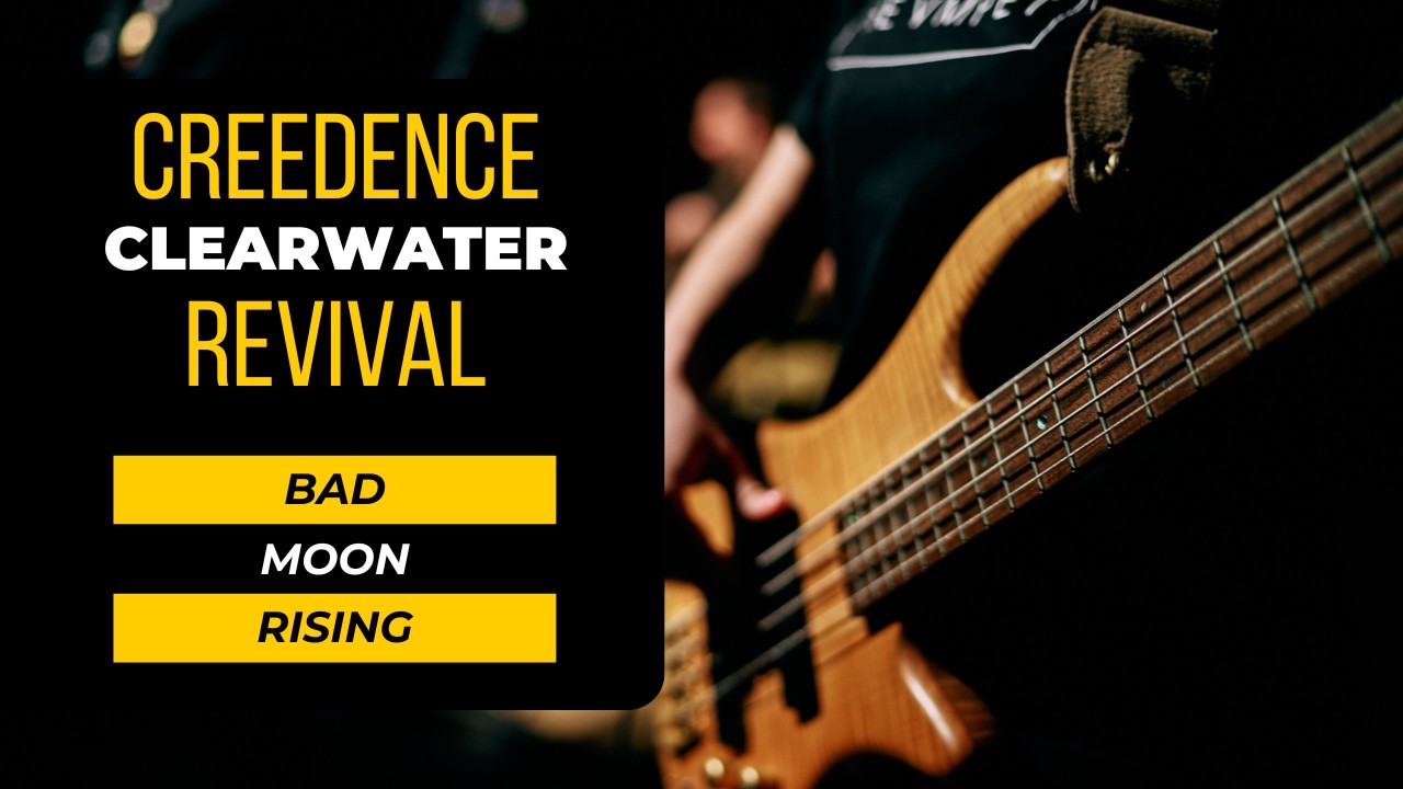 Creedence Clearwater Revival - Bad moon rising - Bass cover with tabs