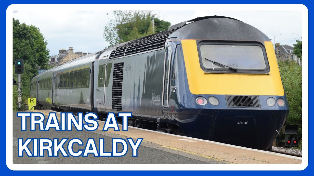 TRAINS at KIRKCALDY (Fife Circle) - 11/06/2024
