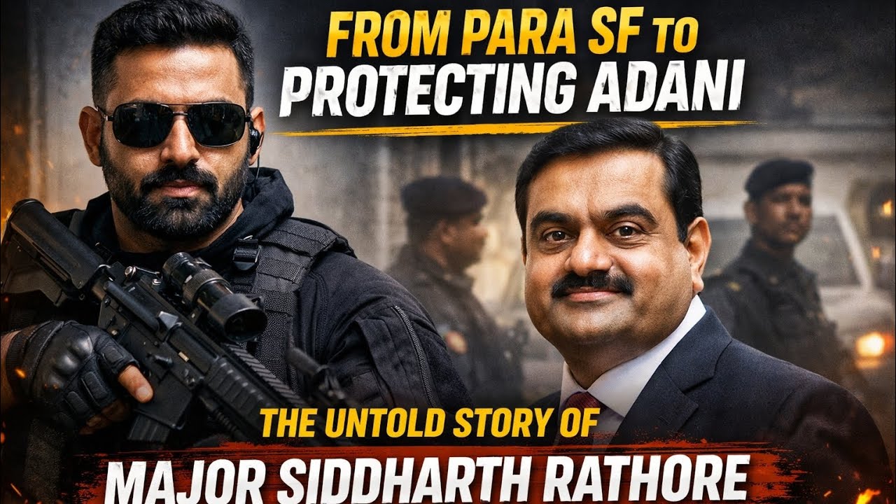 From Elite Commando to Adani’s Protector — Who Is Major Siddharth Rathore?
