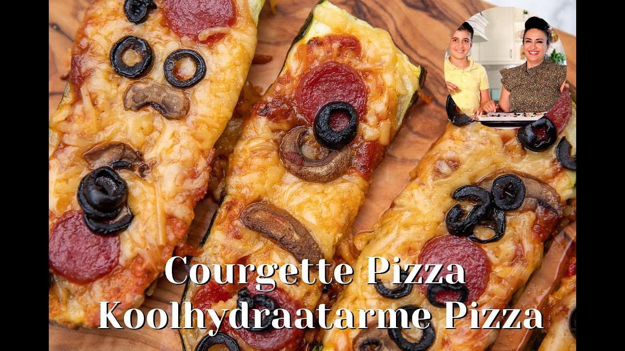 HOE MAAK JE KOOLHYDRAATARME PIZZA | KETO PIZZA | COURGETTE PIZZA | GERECHT MET COURGETTE