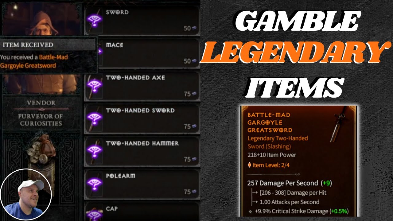 How to Gamble Legendary Items| Diablo 4