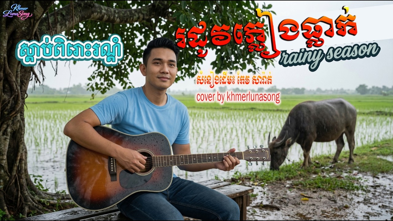 រដូវភ្លៀងធ្លាក់ ពិរោះរណ្តំ បានស្តាប់រំសាយទុក្ខ cover by KhmerLunaSong