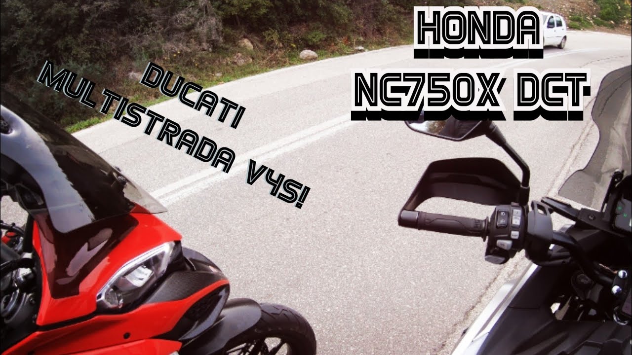 Ducati multistrada v4s & Honda nc750x dct (re-upload) #touring  #motoadventure
