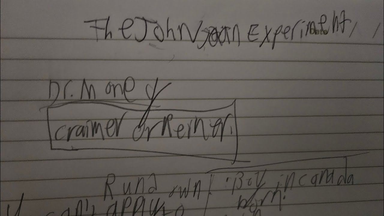 B.Y. Talking: The John/Joan Experiment