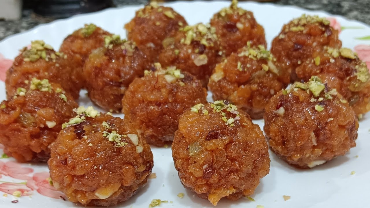 गाजर की दानेदार मोतीचूर लड्डू | एकदम परफेक्ट Carrot Laddu Recipe | Halwai Style | Easy Sweet Recipe