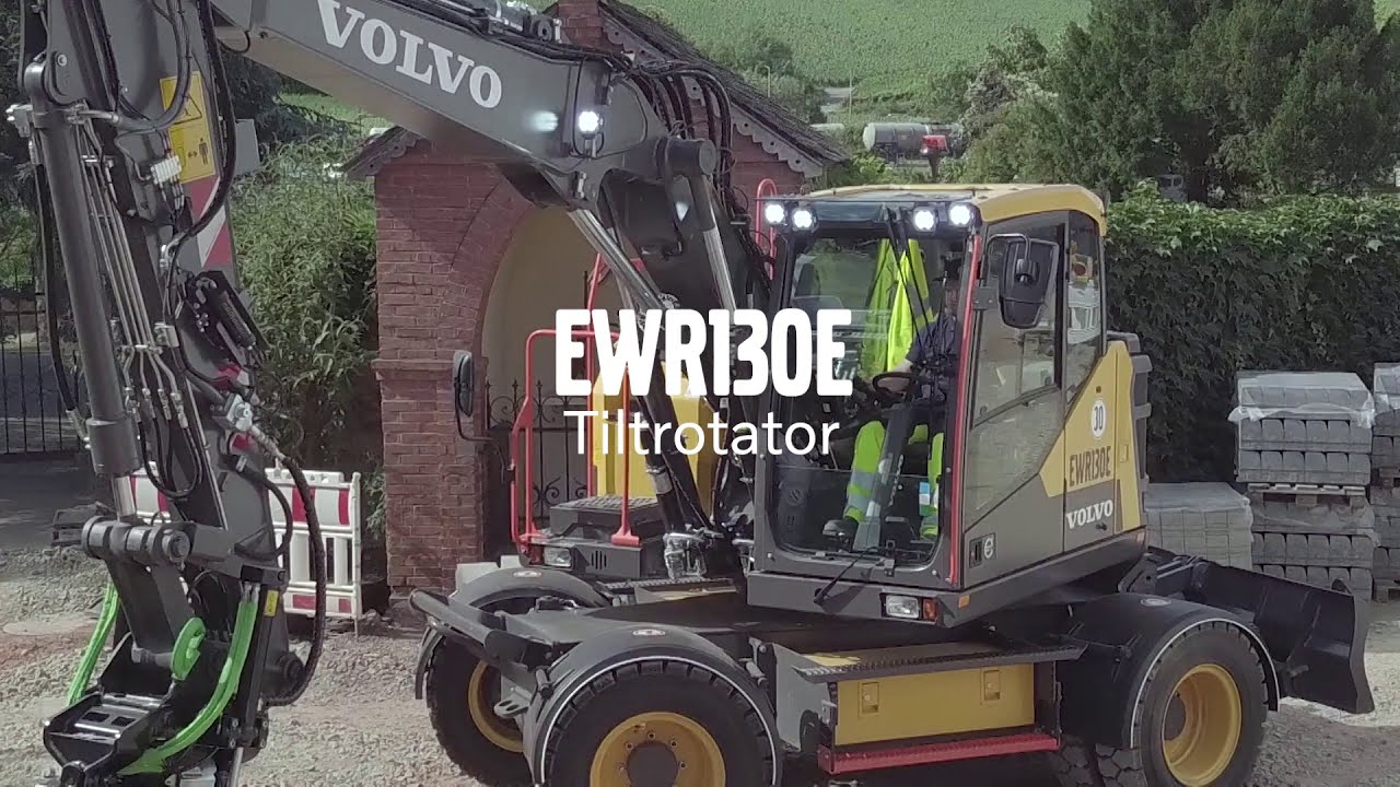 Feature video: Wheeled Excavator EWR130E with Tiltrotator