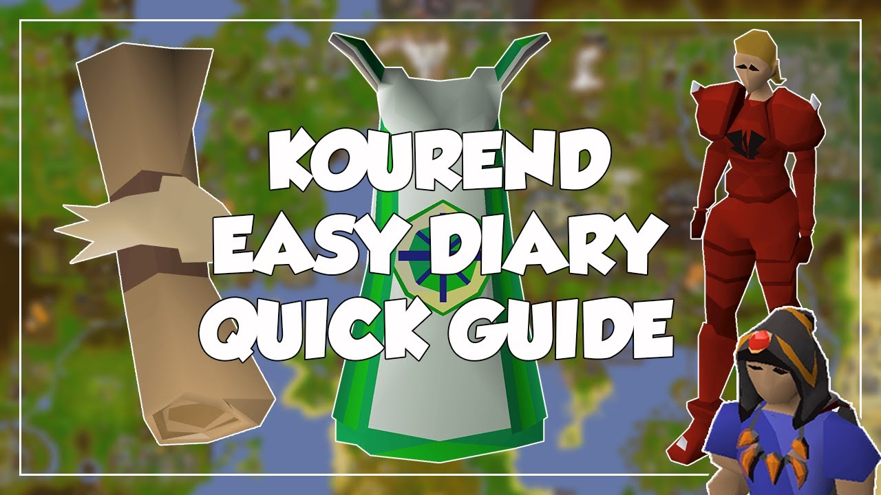 [УСТАРЕЛО] Краткое руководство по Kourend Easy Diary &mdash; Old School Runescape/OSRS