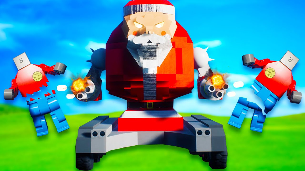 We Turned Santa into a Giant Tank and Everything Went Wrong in Brick Rigs Multiplayer!