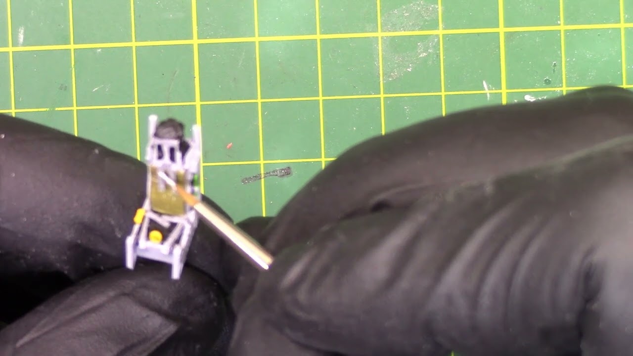 Painting a 1/72 scale Aces II Ejection Seat