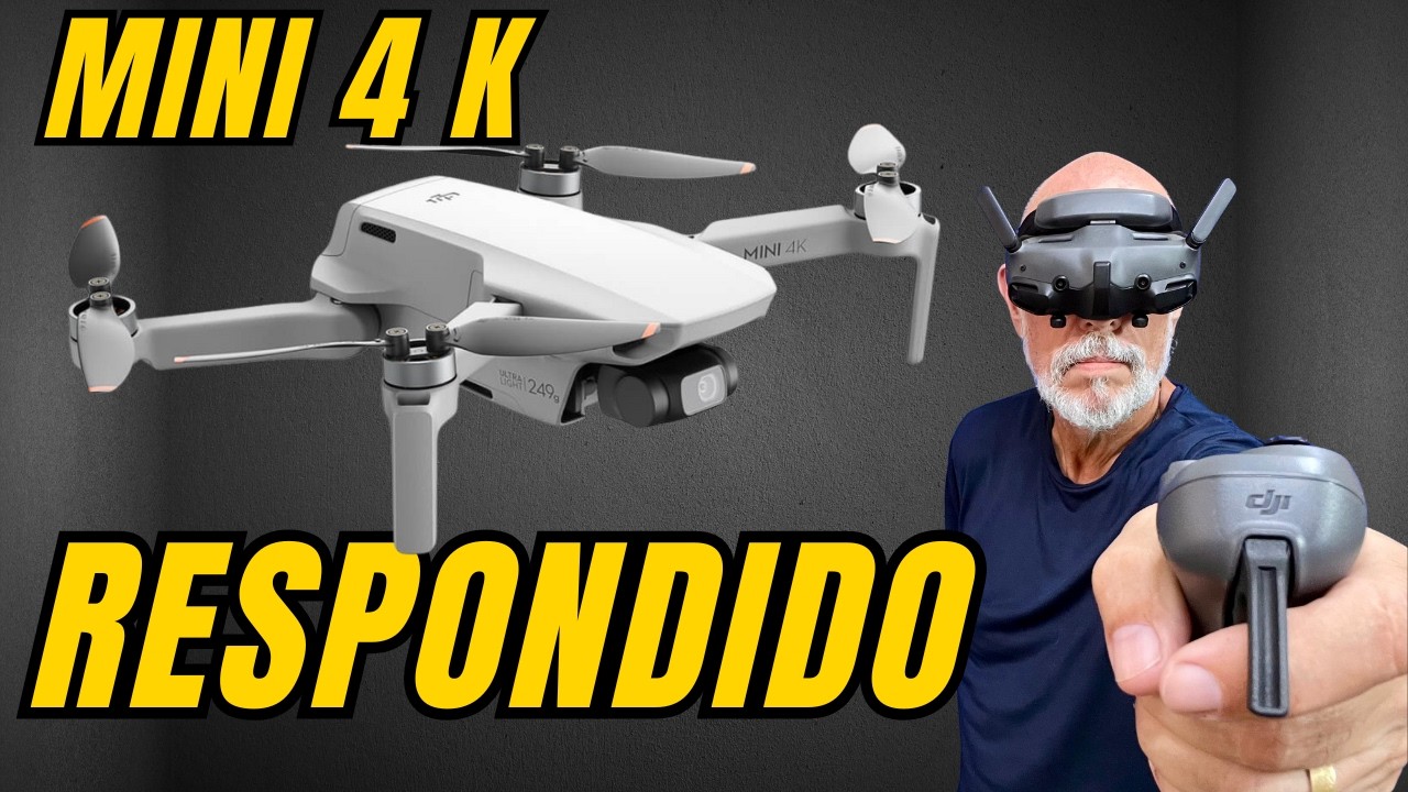 DJI Mini 4 K não é o MINI 4 Pro. É o MINI 2 SE que filma 4K.