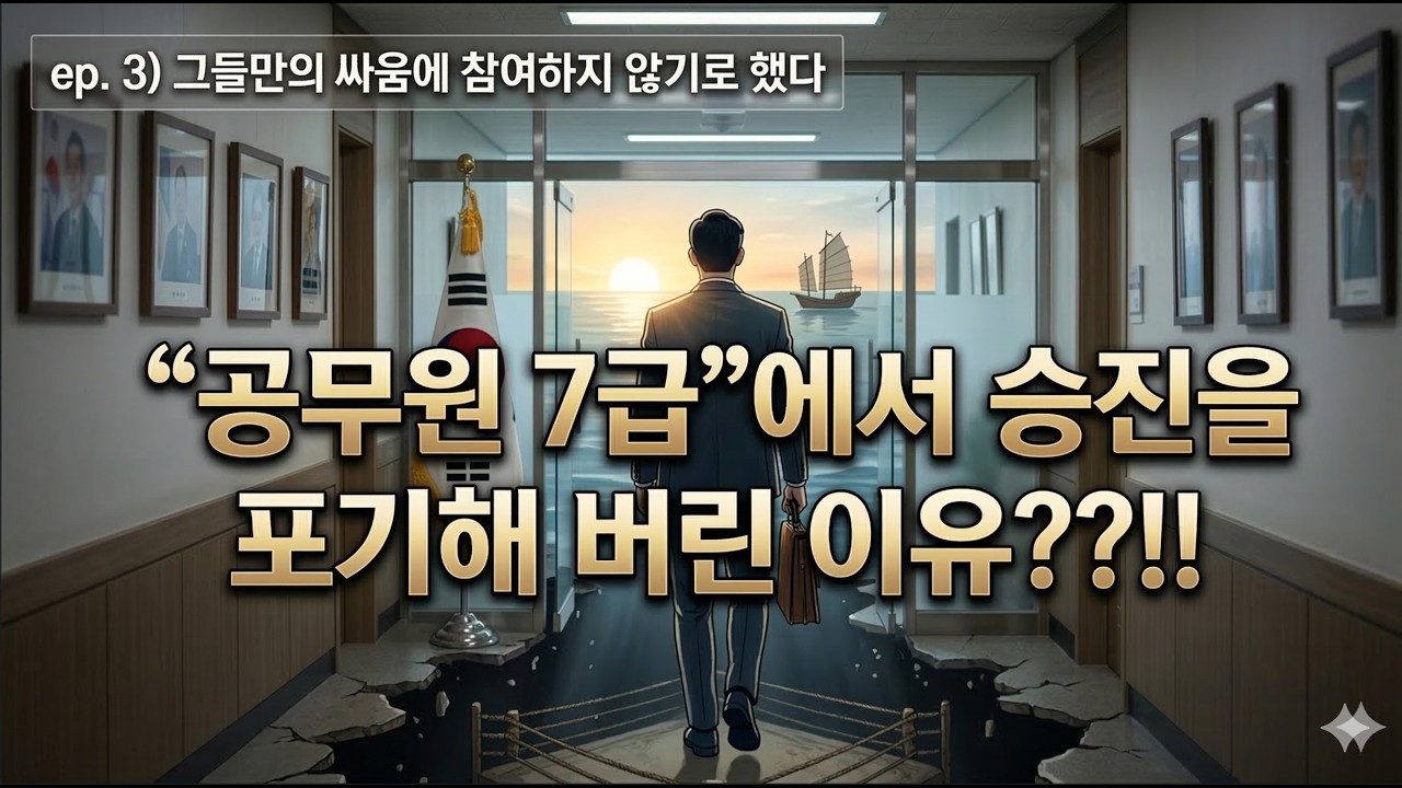 EP. 3)공무원, 7급에서 승진을 포기한 이유??!!