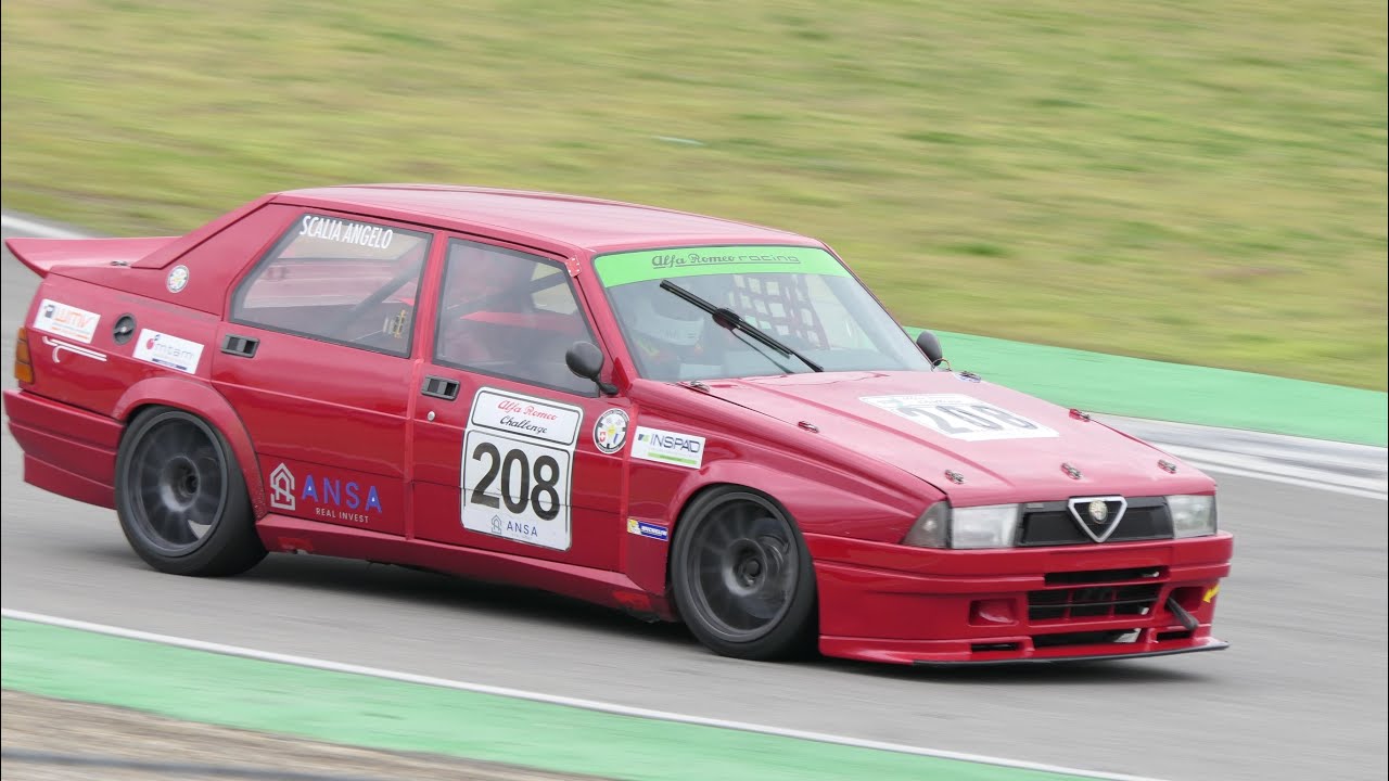 Alfa Romeo 75 V6 Angelo Scalia onboard Hockenheim 23.3.20024