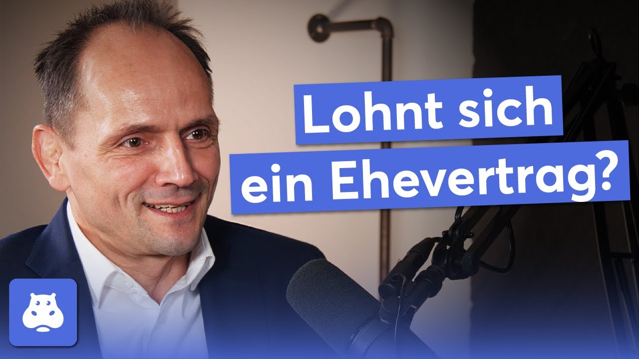 Heiraten nur mit Ehevertrag? In welcher Situation ist ein Ehevertrag sinnvoll? Notar Interview 1/3