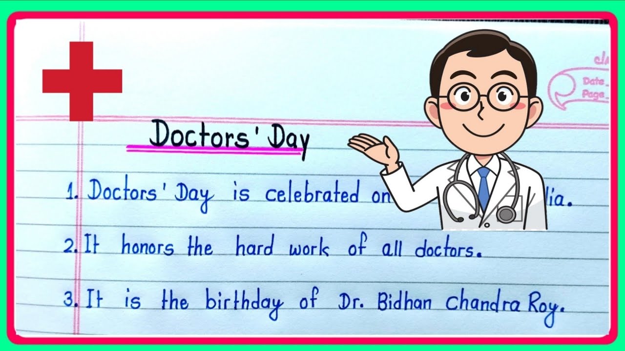 10 lines on Doctors day|Doctors day speech in english|Essay On National Doctors Day