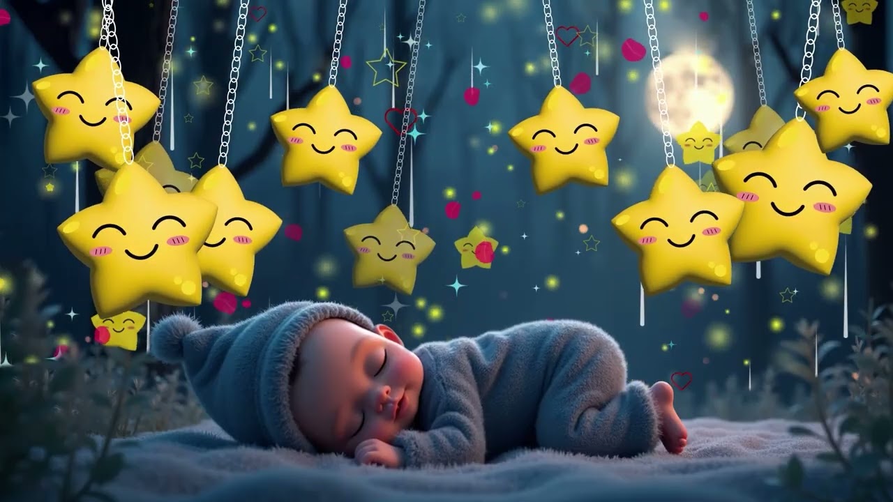 Sleep Instantly Within 3 Minutes ♥ Sleep Music for Babies ♫ Mozart Brahms Lullaby