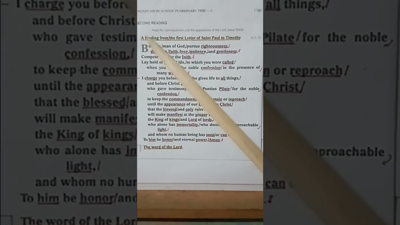09/28/25 - 26th Sunday in Ordinary Time Readings, Responsorial Psalm, & Prayer of the Faithful ⁹