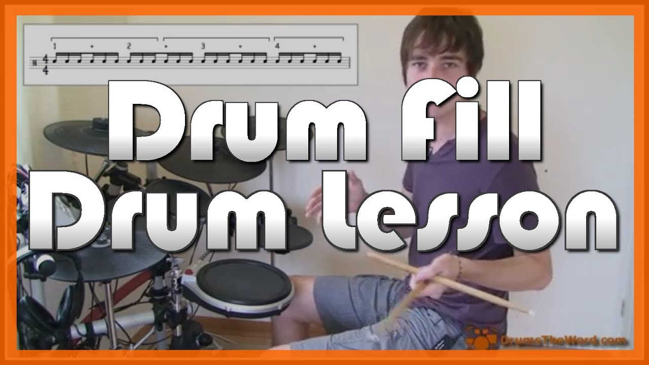 ★ Linear Style Gospel Drum Lick ★ How To Play Drum Fill