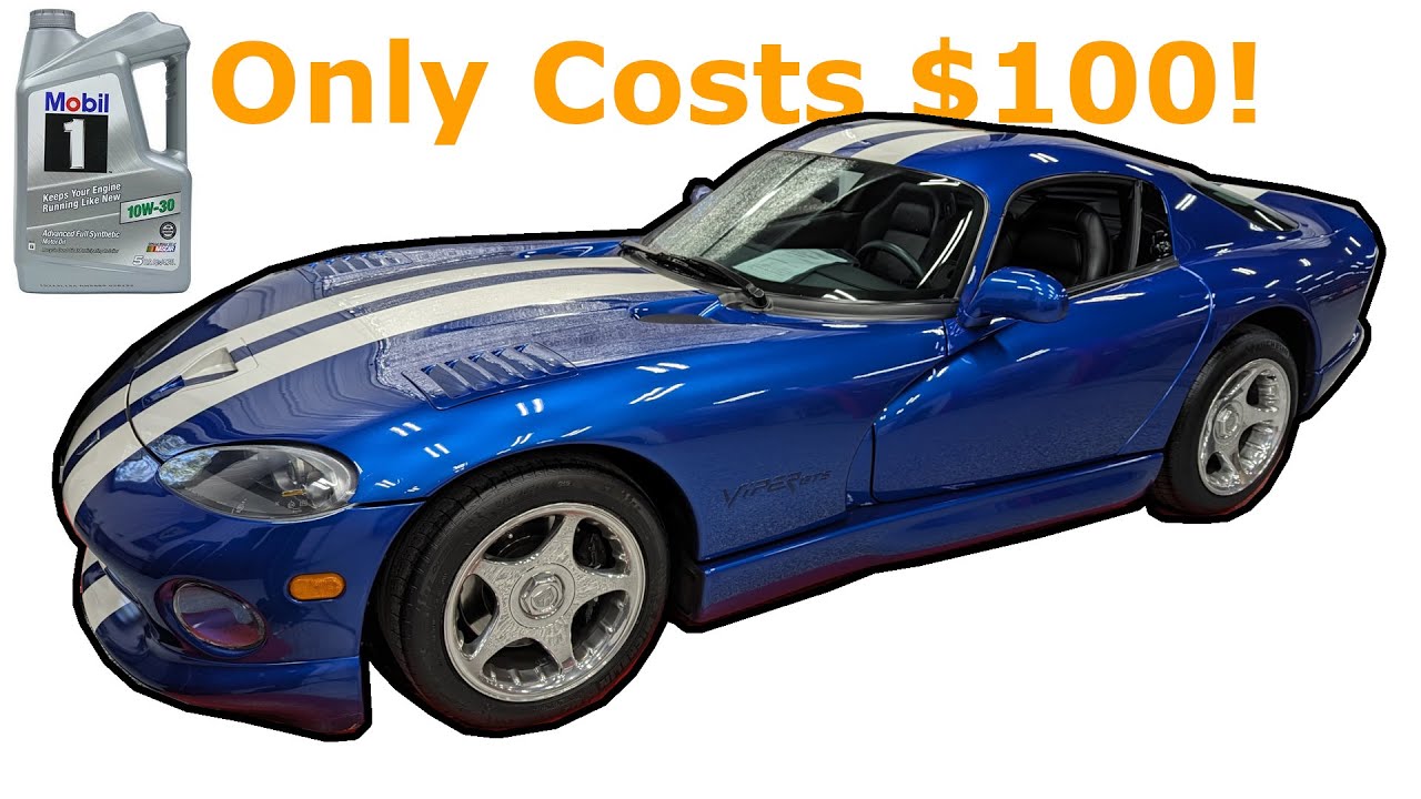 Как заменить масло в Dodge Viper GTS 1997 года
