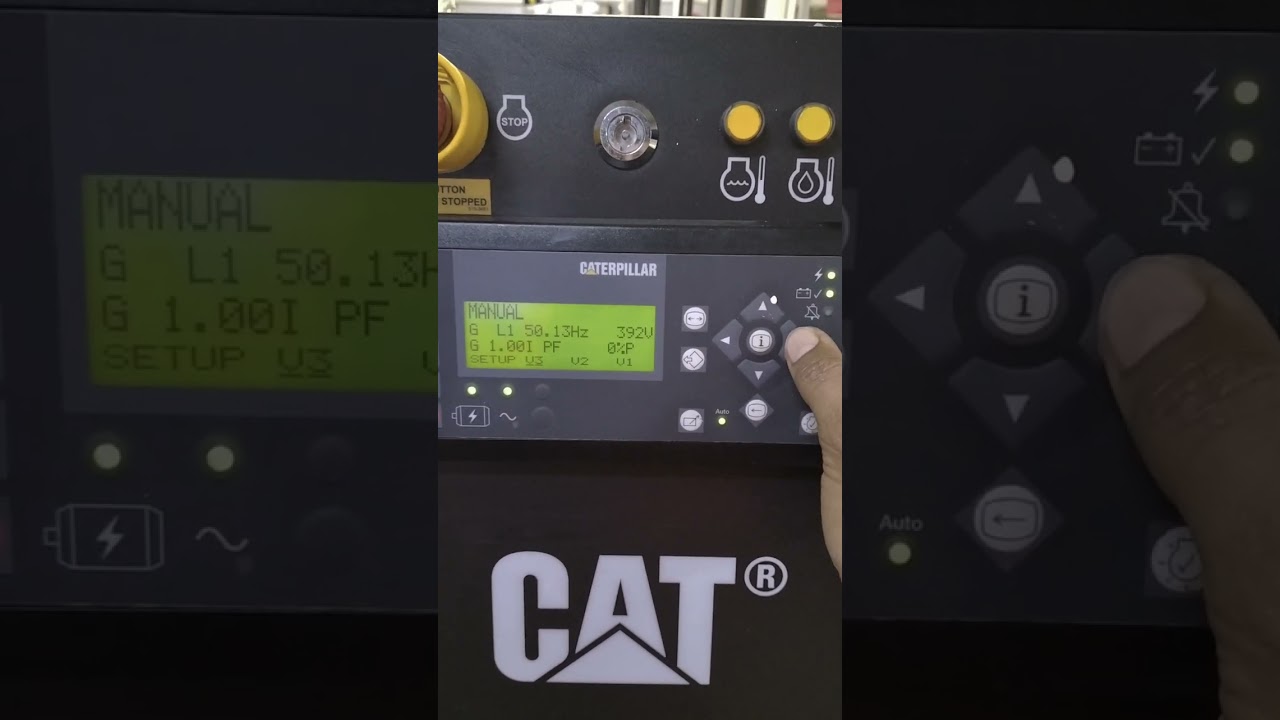 How to acknowledge alarm CAT C4.4