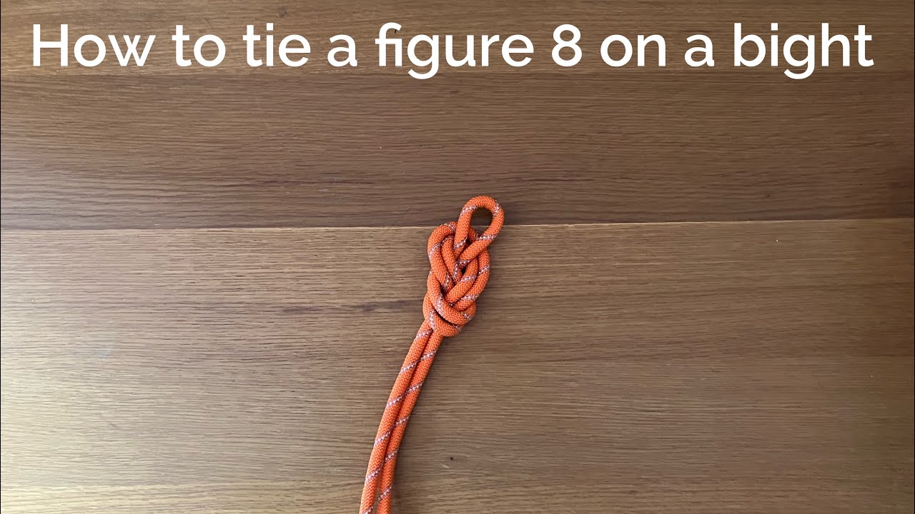 How to turn a Figure 8 on a bight - UK Fire & Rescue Knots