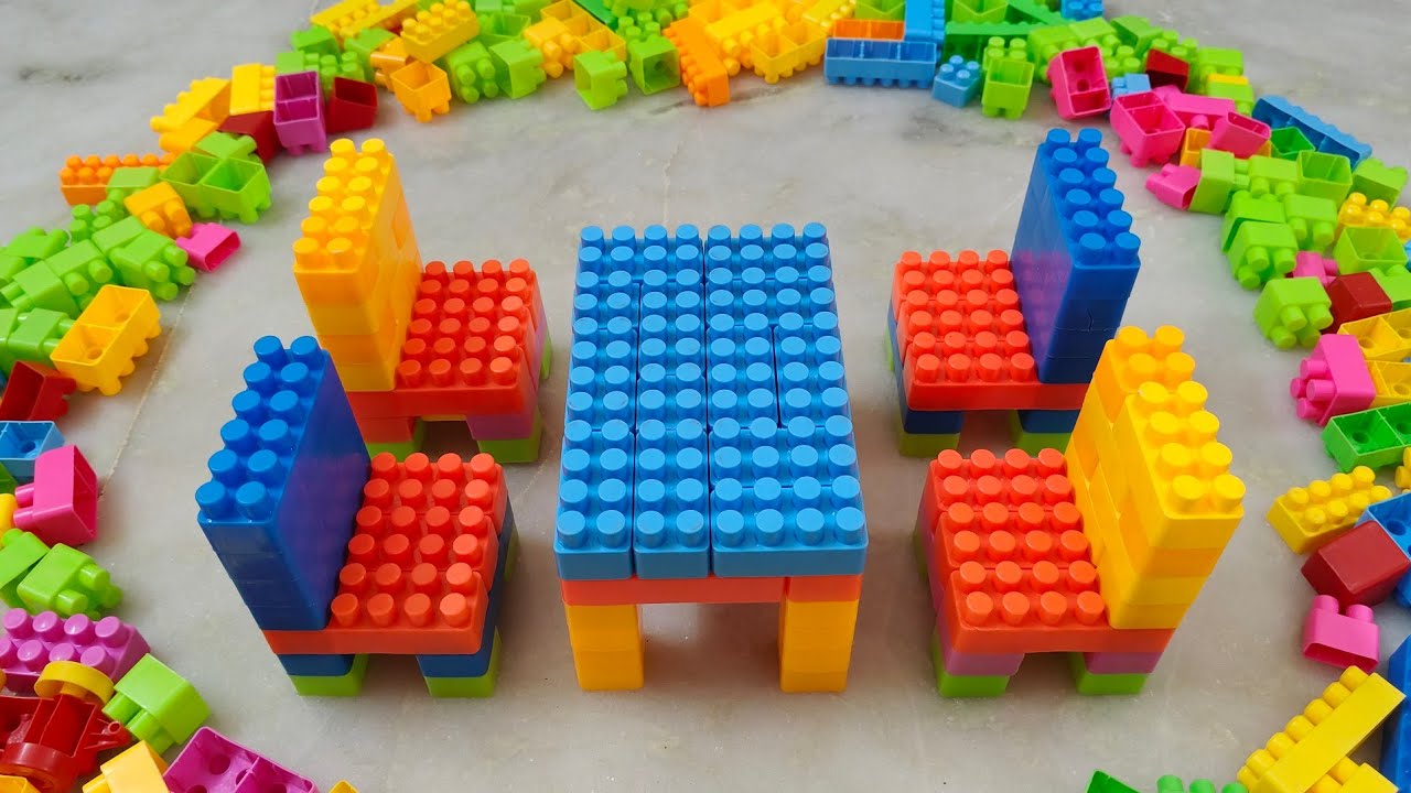 Satisfying DIY Table ASMR/Building Blocks/Lego building blocks videos/block game#asmr#buildingblocks
