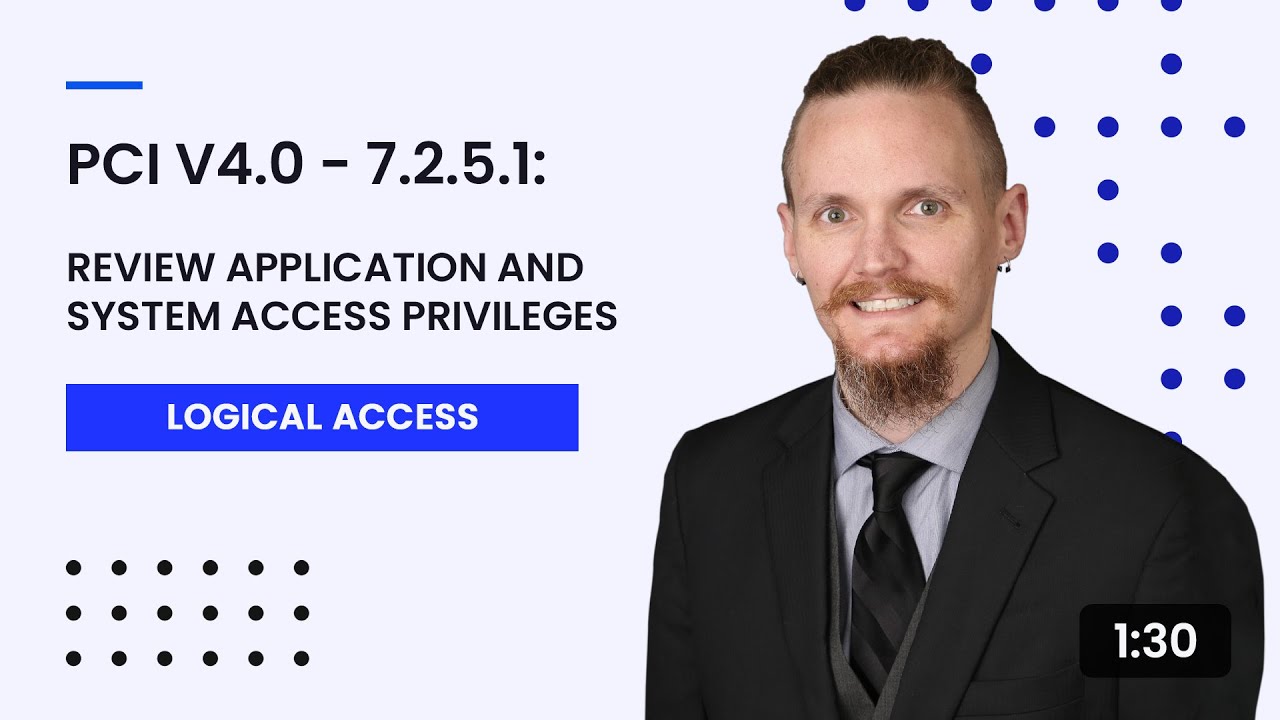 PCI v4.0 - 7.2.5.1: Review Application and System Access Privileges