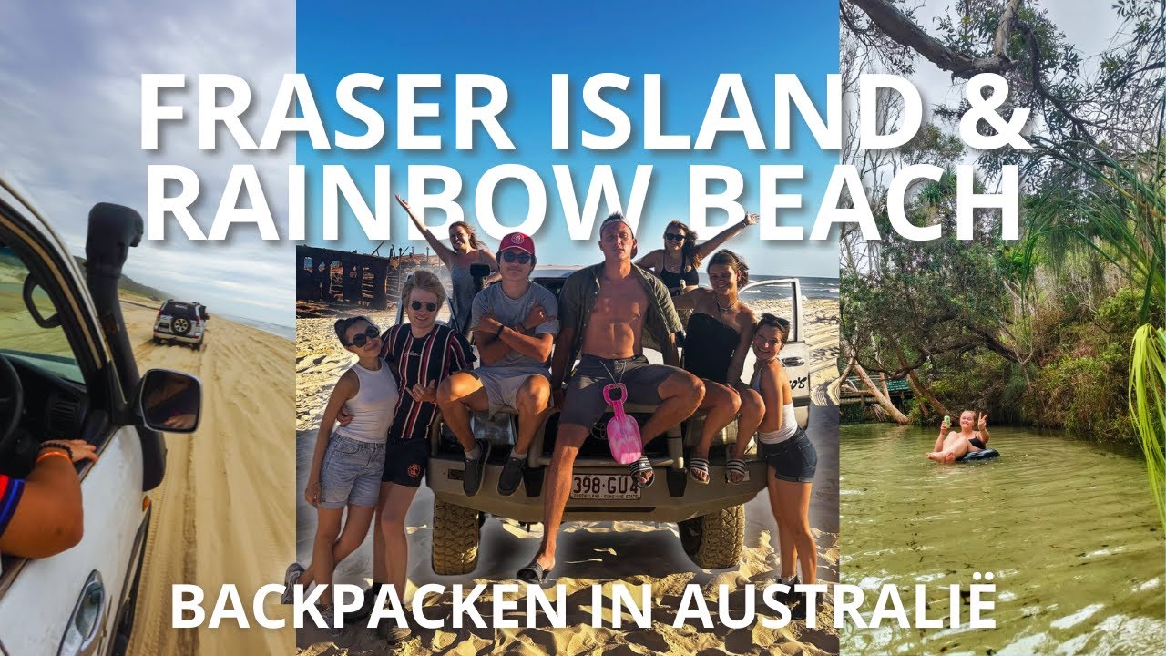 RAINBOW BEACH & FRASER ISLAND MET DINGO'S TOUR - BACKPACKEN IN AUSTRALIË VLOG 7 // Ilona Captures