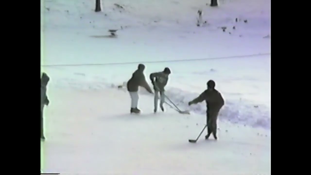 1995 February Ice Skating Hockey Rook Pond