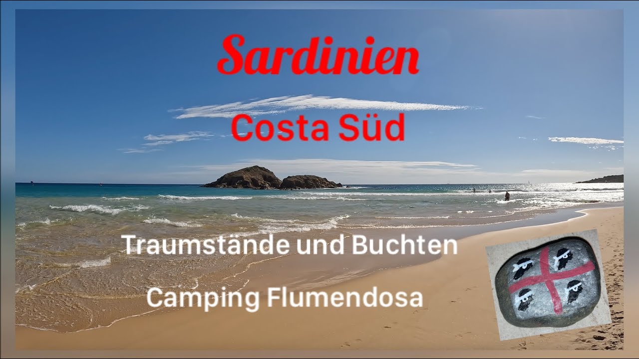 Sardinien - die Costa Süd - wir nehmen euch mit zu Traumstränden  und Buchten
