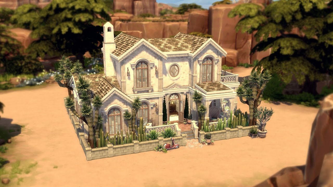 Cactus Paradise 🌵// The Sims 4: Speed Build (With CC)