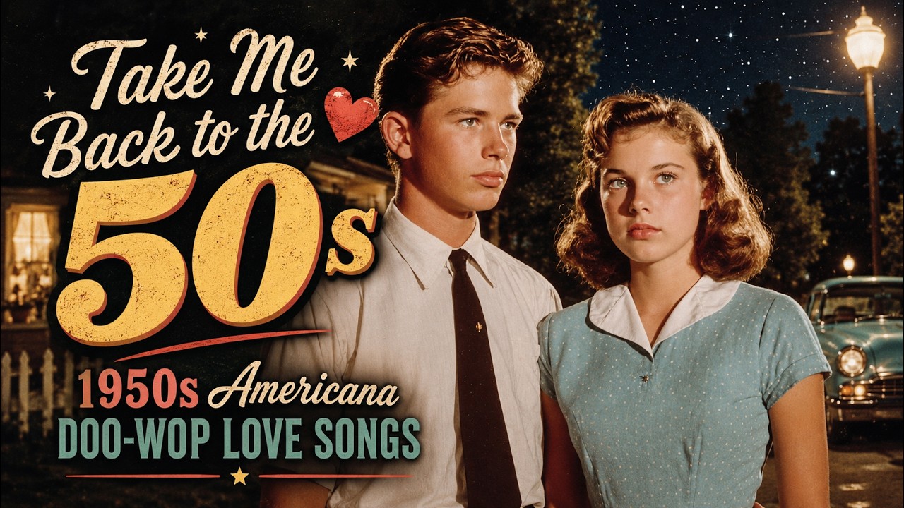 Take Me Back to the 50s ❤️ 1950s Americana Doo-Wop Love Songs | 1958