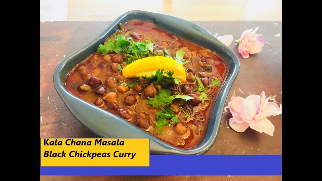 Kala Chana Curry | Black Chickpeas Curry | Brown Chana Masala