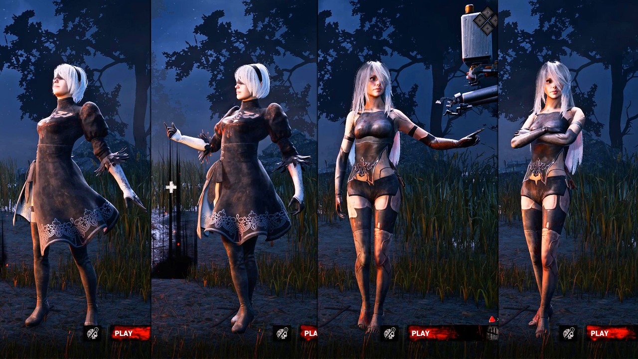 DBD x NieR: Automata 2B & A2 Lobby Animations!