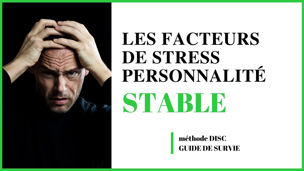 Facteurs de stress du profil stable - Méthode DISC 🌈