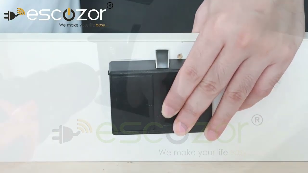 Installation of DFL01 Smart Furniture Lock By Escozor