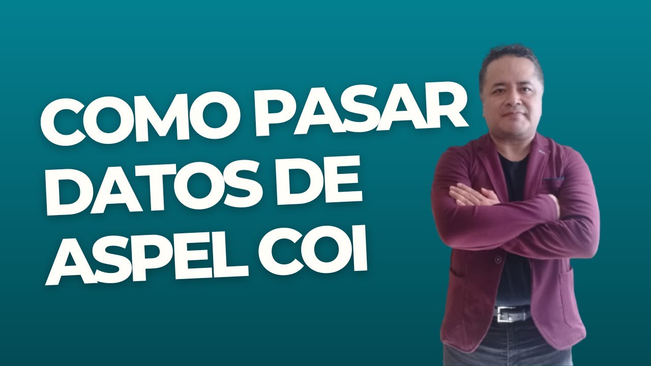 🔵 Como Respaldar una Empresa en Aspel COI para Pasarla a otro Equipo sin Pasar Todas las Empresas