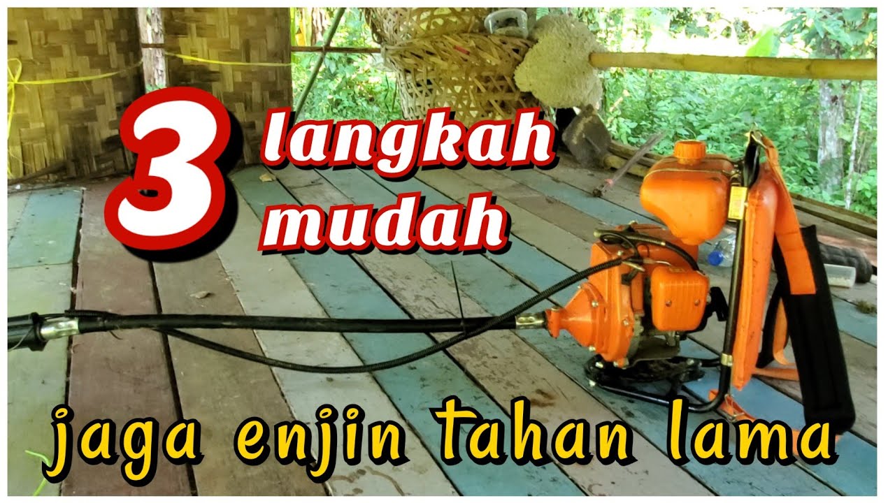 Cara jaga enjin mesin rumput