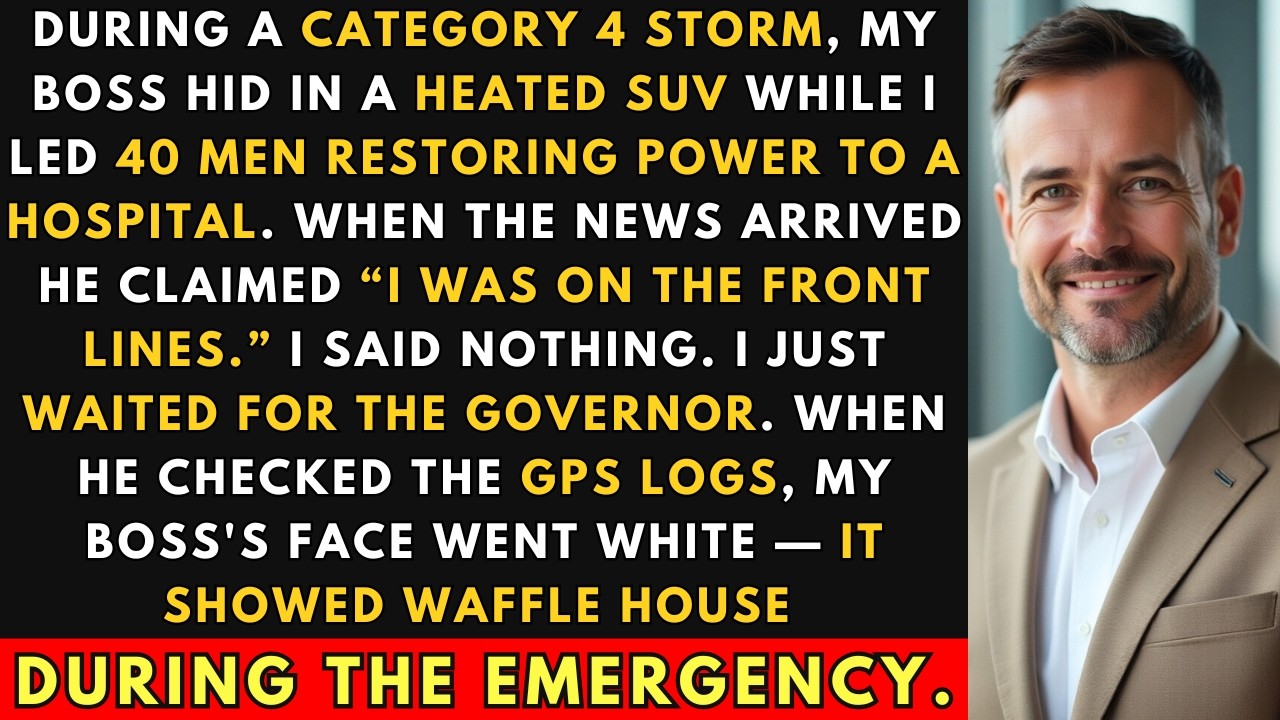 Boss Stole Credit For Storm Rescue Until Governor Checked His GPS - He Was At Waffle House