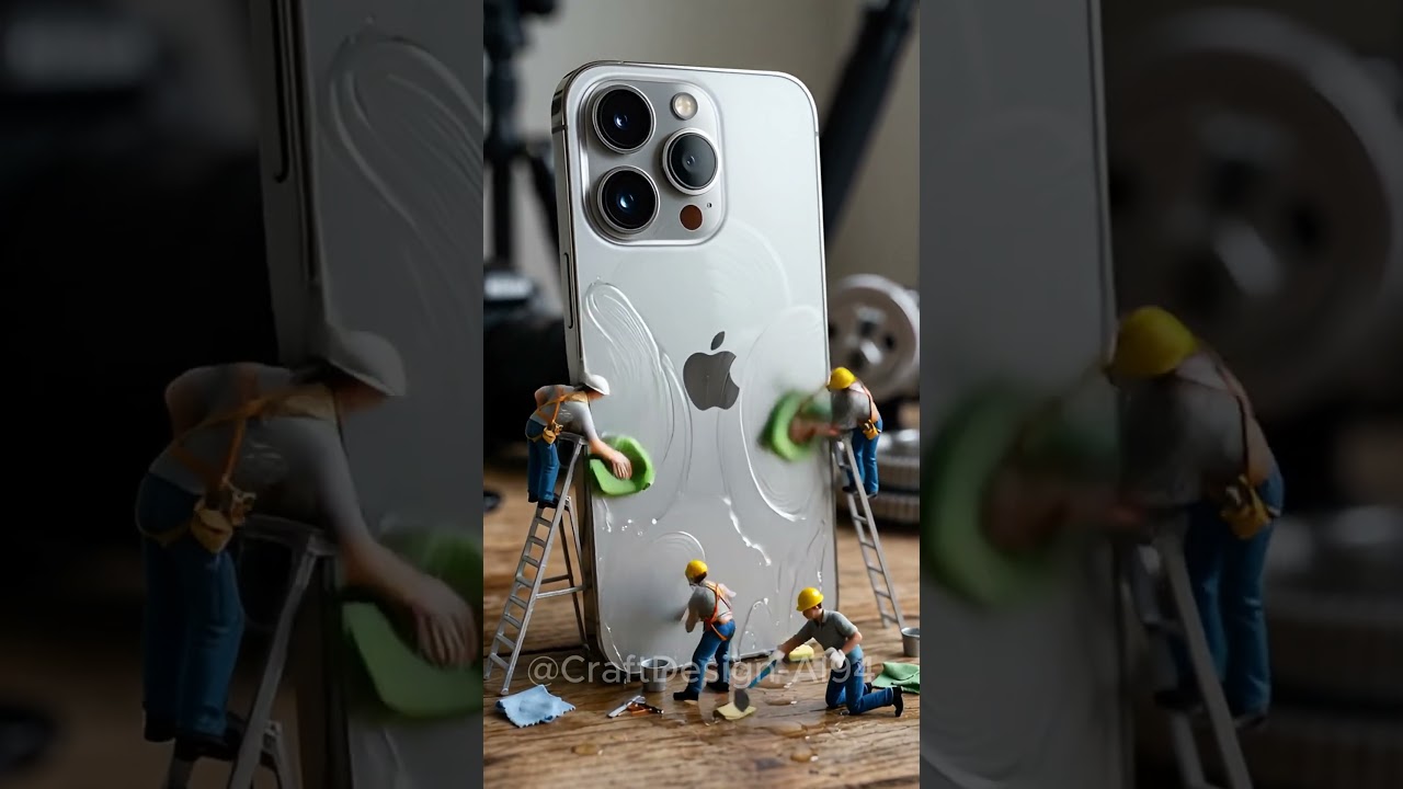 Cleaning a i Phone 🤯📱 Macro Miniature Repair