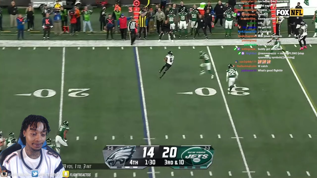 FlightReacts To Philadelphia Eagles vs. New York Jets | 2023 Week 6 Game Highlights!