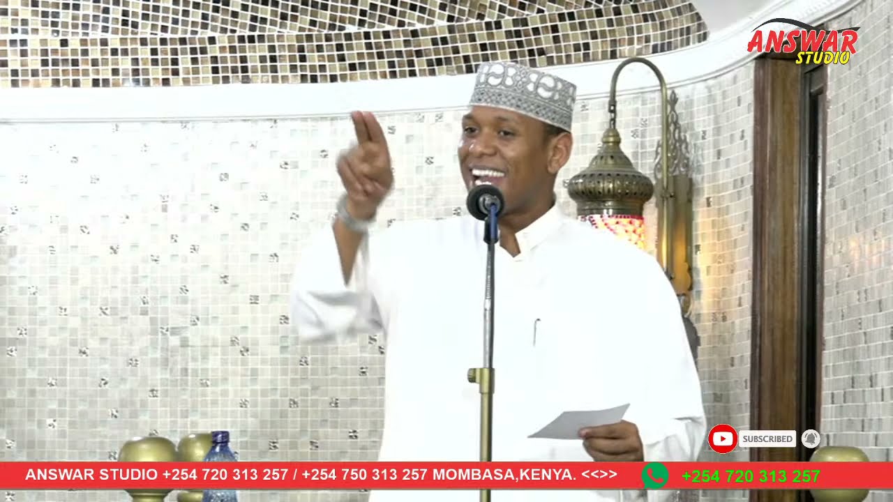 SHK.ALI ABUBAKAR - KHUTBA YA IJUMAA - HATARI YA KURIDHISHA MANASWARA ,