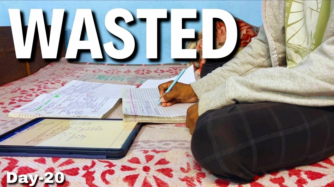 Sleep vs Syllabus. I Lost Today. (Tasks Left Unfinished) | Day-20  #NeetDiary